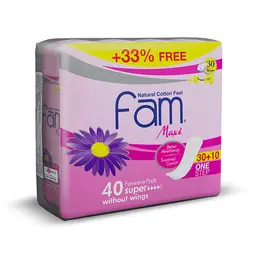 Fam One Step Sanitary pads 40 pads 