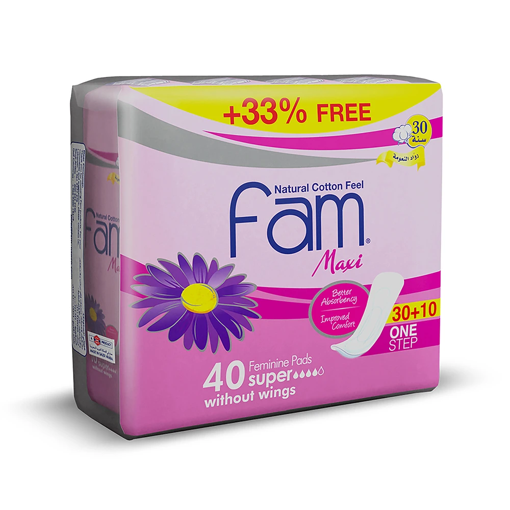 Fam One Step Sanitary pads 40 pads 