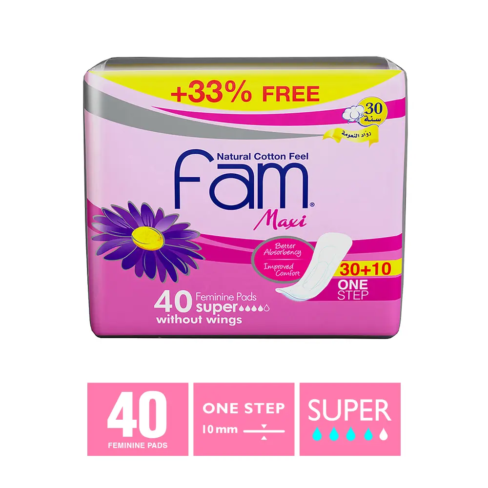 Fam One Step Sanitary pads 40 pads  - view 4