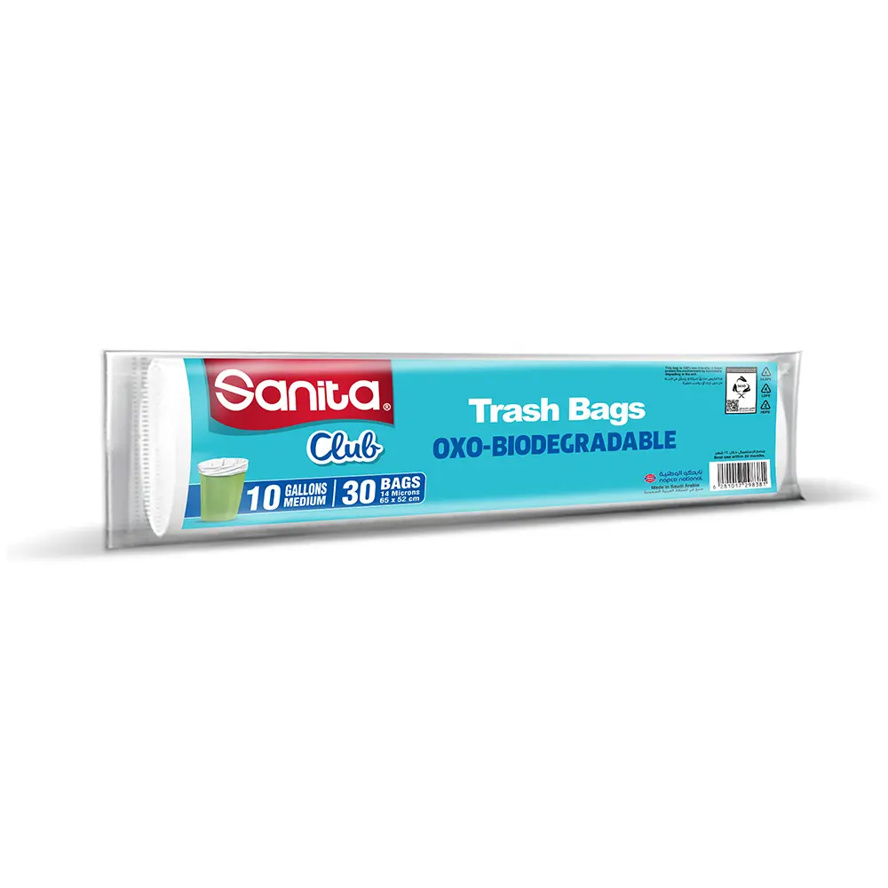 Sanita Club Trash Bags 10 Gallons 30 Bags - view 1