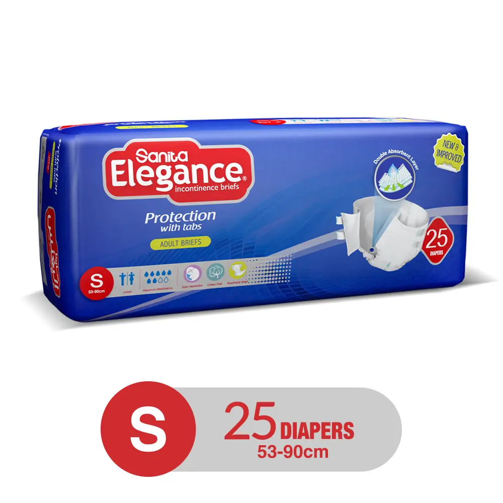 Sanita Elegance Adult Diapers Small 25 Briefs - view 8