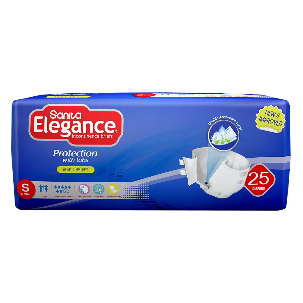 Sanita Elegance Adult Diapers Small 25 Briefs - view 9