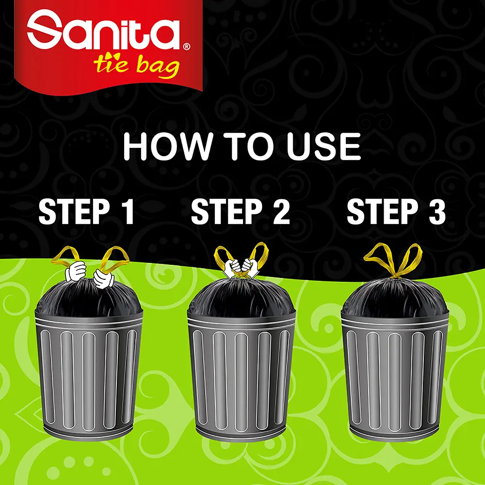 SanitaTrash Bag 30 Gallon 25 Bag - view 5