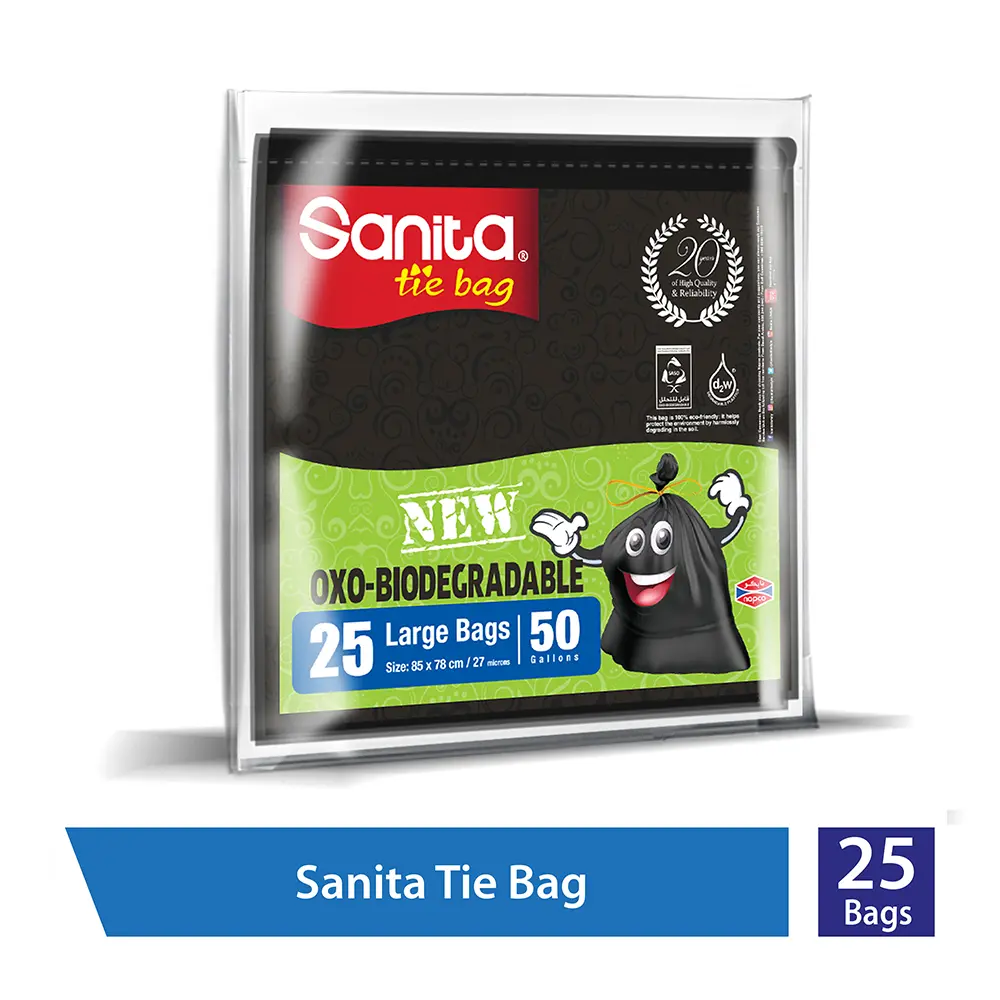 SanitaTrash Bag 50 Gallon 25 Bag - view 2