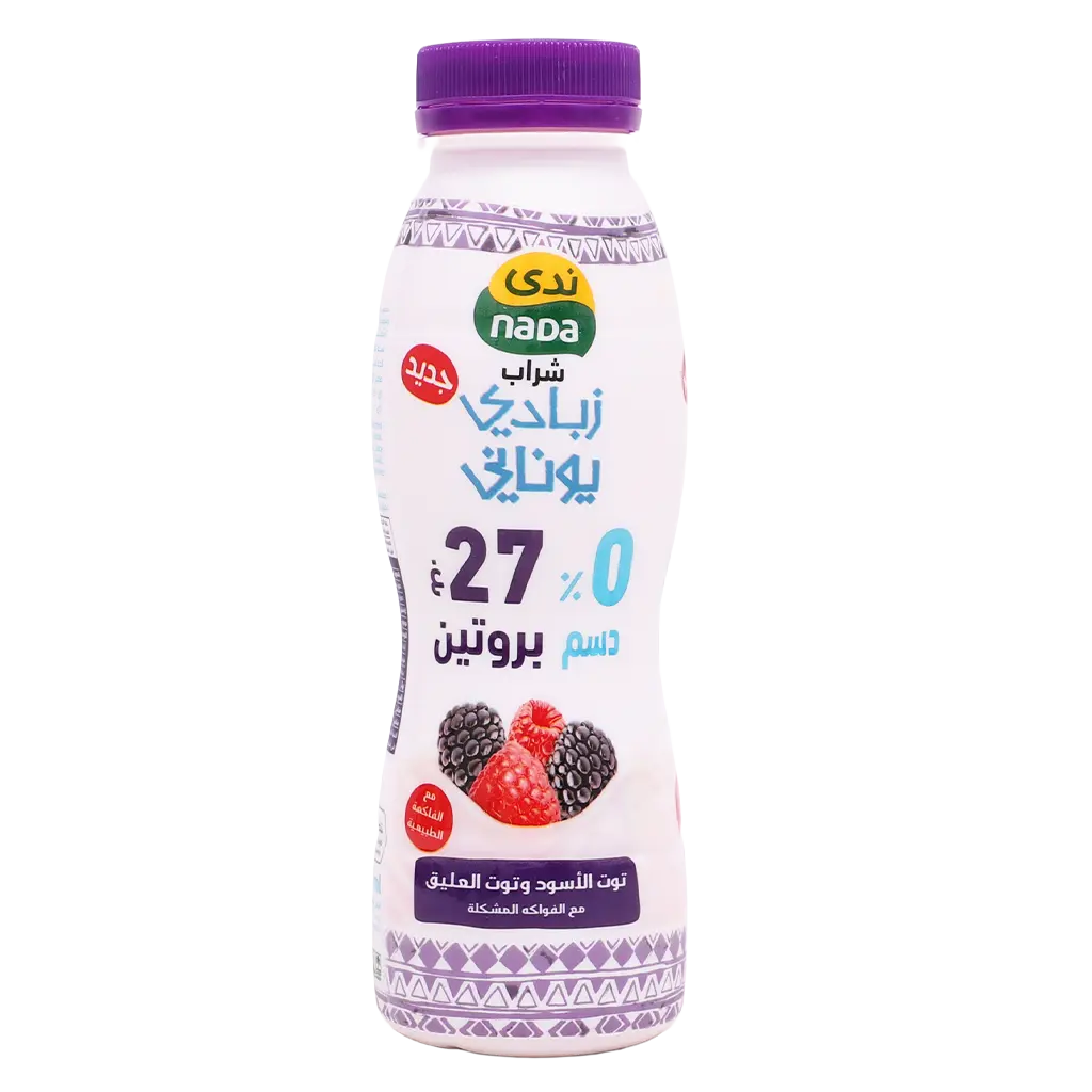 Nada Greek Yoghurt Drink 0% Fat  Blackberry & Raspberry  300 ml - view 1