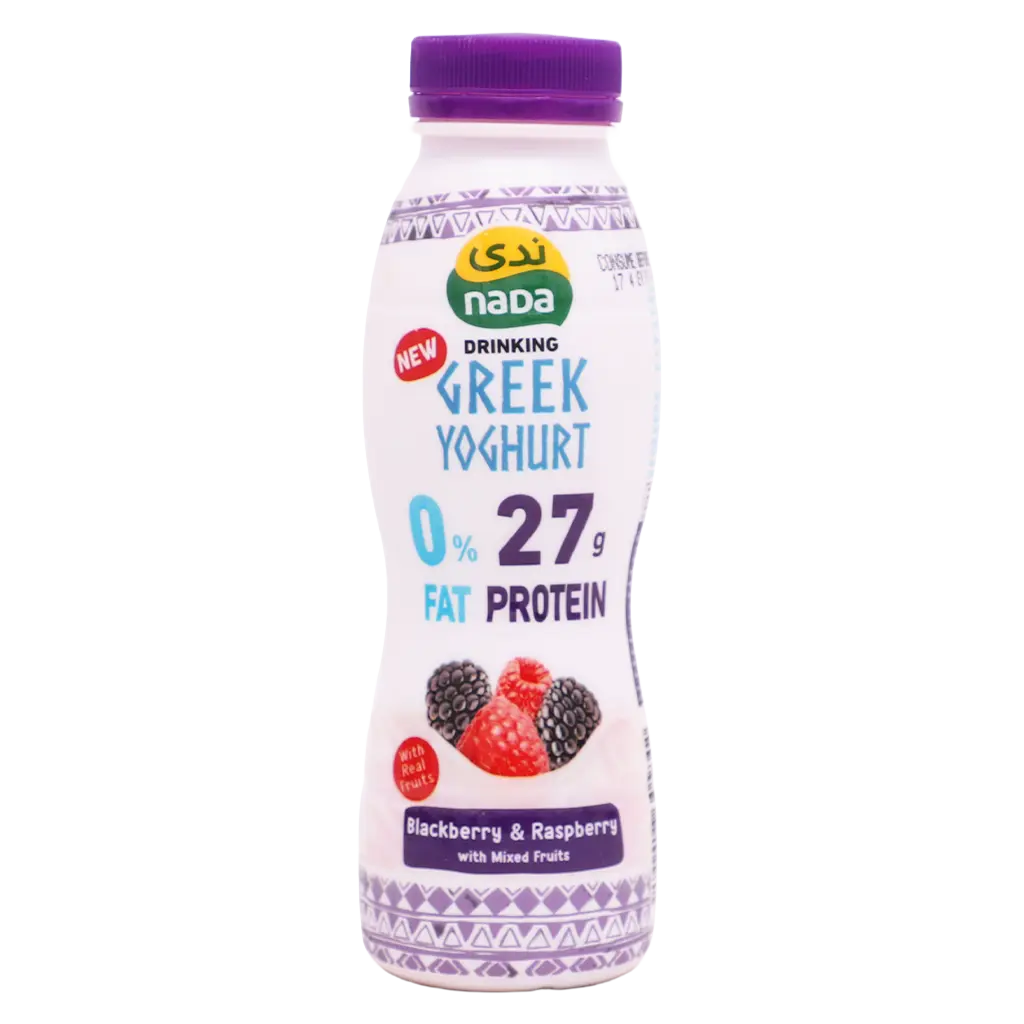 Nada Greek Yoghurt Drink 0% Fat  Blackberry & Raspberry  300 ml - view 2