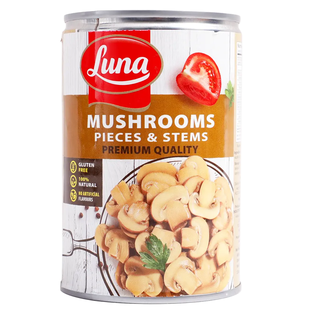 Luna Mushrooms Pieces And Stems 400 gm - view 2