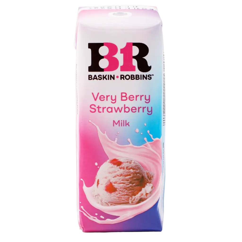 Baskin Robbins Strawberry Flavored Milk 180 ml - view 2