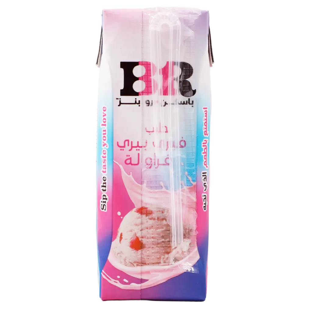 Baskin Robbins Strawberry Flavored Milk 180 ml - view 3