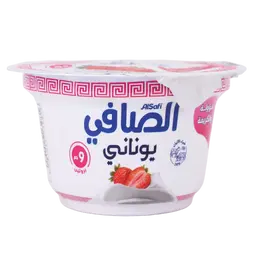 الصافي زبادي يوناني فراوله و كريمه 150 جم