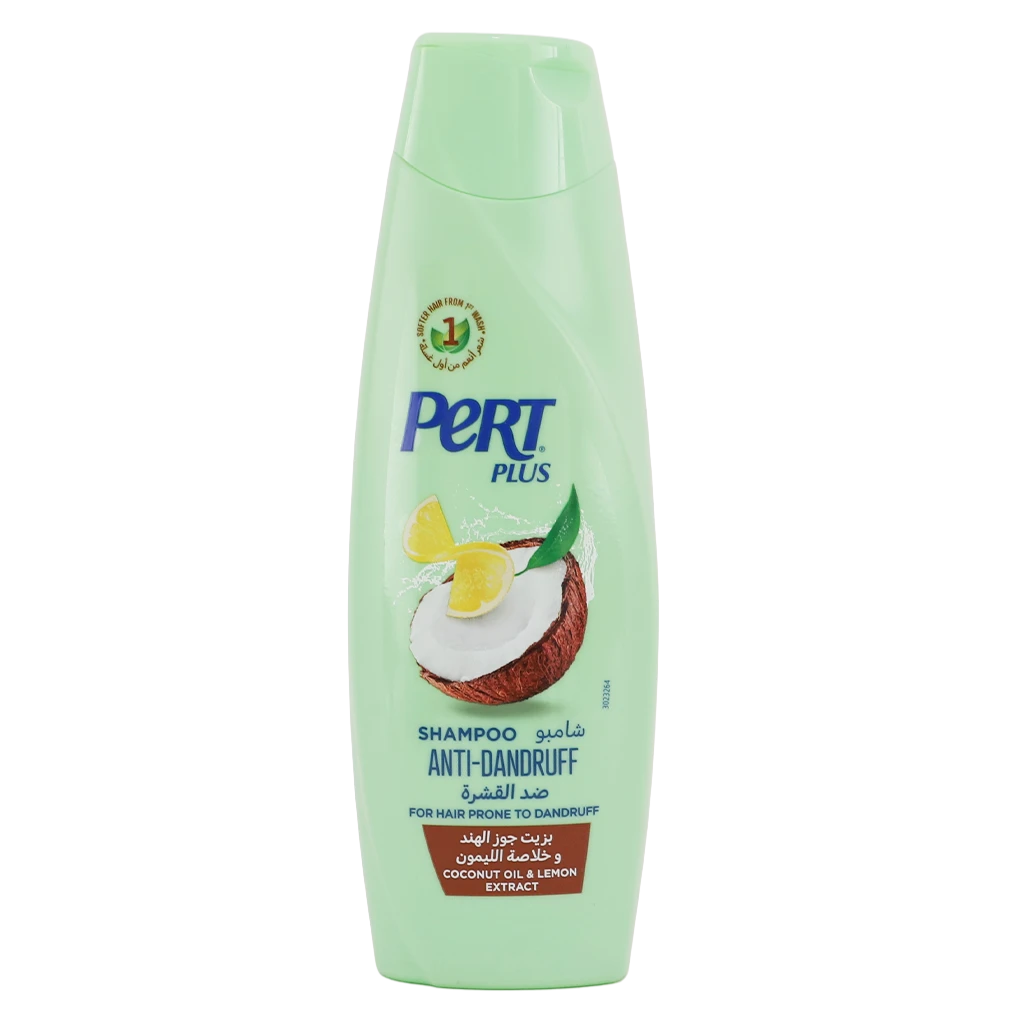 Pert Plus Anti-Dandruff Shampoo With Coconut Oil And Lemon Extract 400 ml
