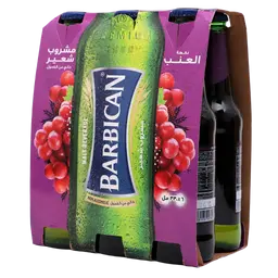 Barbican Malt Drink Grape Flavoured 6 Pcs 330ml