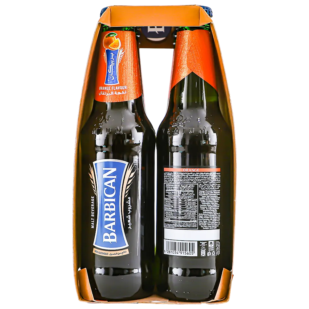 Barbican Malt Drink  Orange Flavoured  6 Pcs 330 ml - view 4