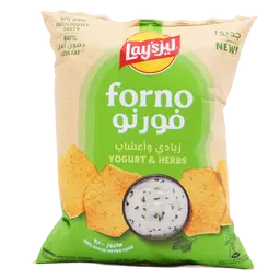 ليز شرائح بطاطس فورنو بالزبادي والأعشاب 95 جم