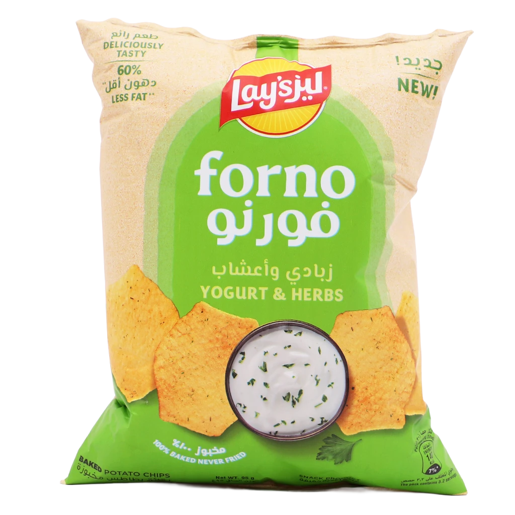 Lay's Forno Potato Chips Yogurt And Herbs 95 gm