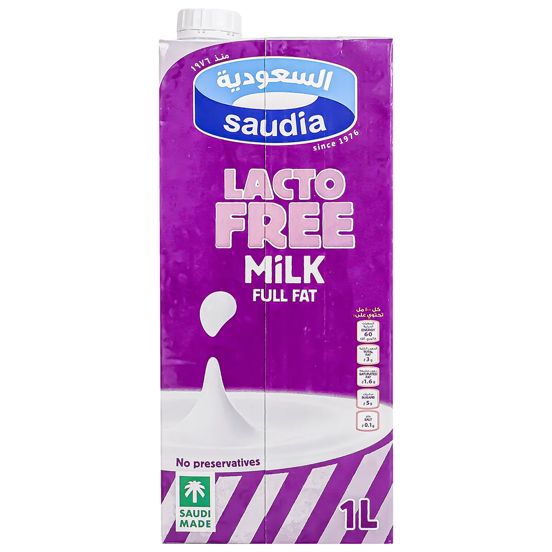 Saudia Full Fat Lacto Free Milk 1 L - view 3
