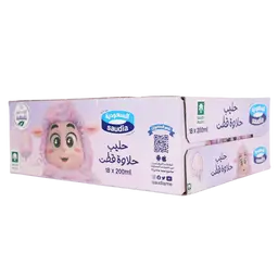 السعودية حليب حلاوة قطن 18 حبة 200 مل 