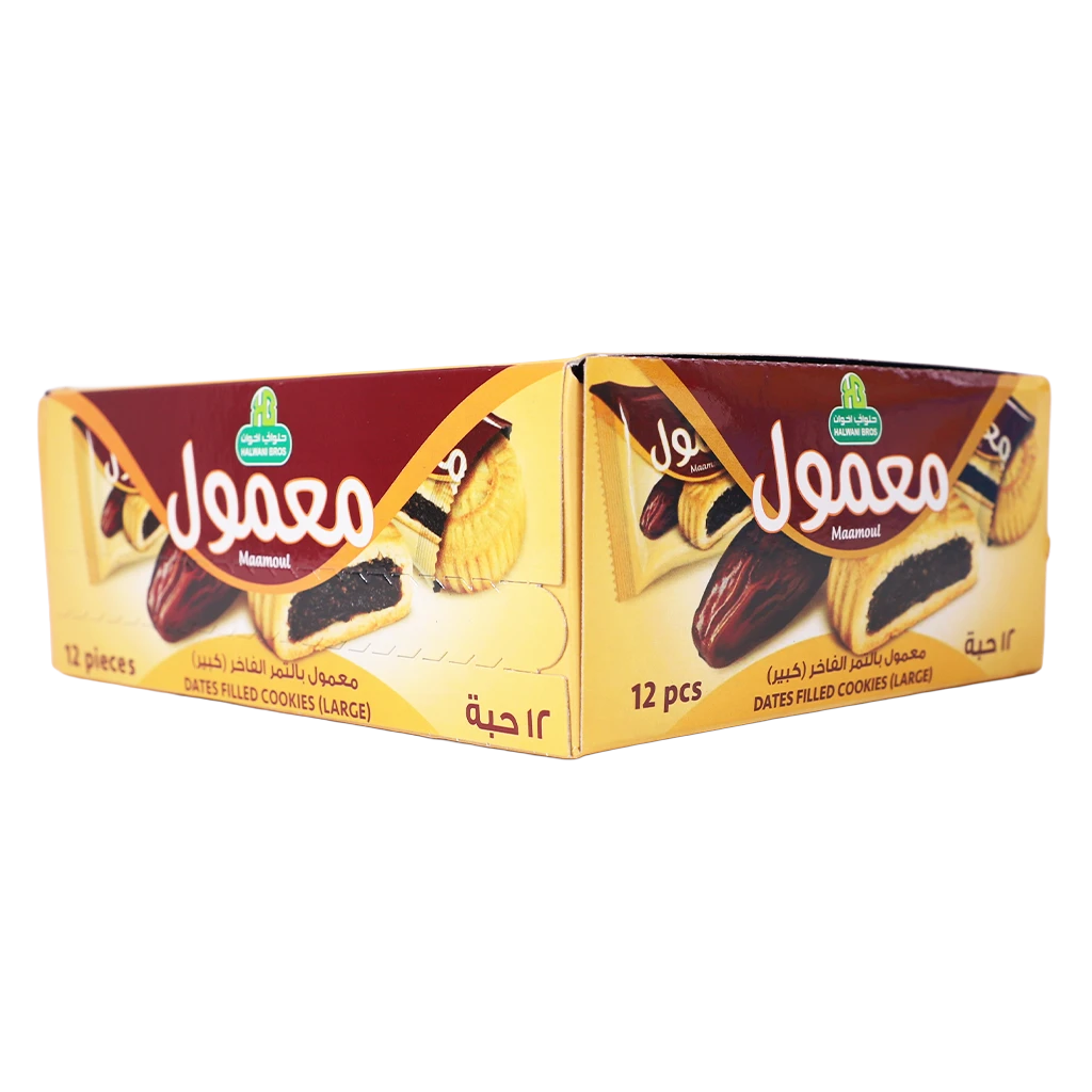 Halwani Maamoul with Saudi finest dates  12 pcs 32gm
