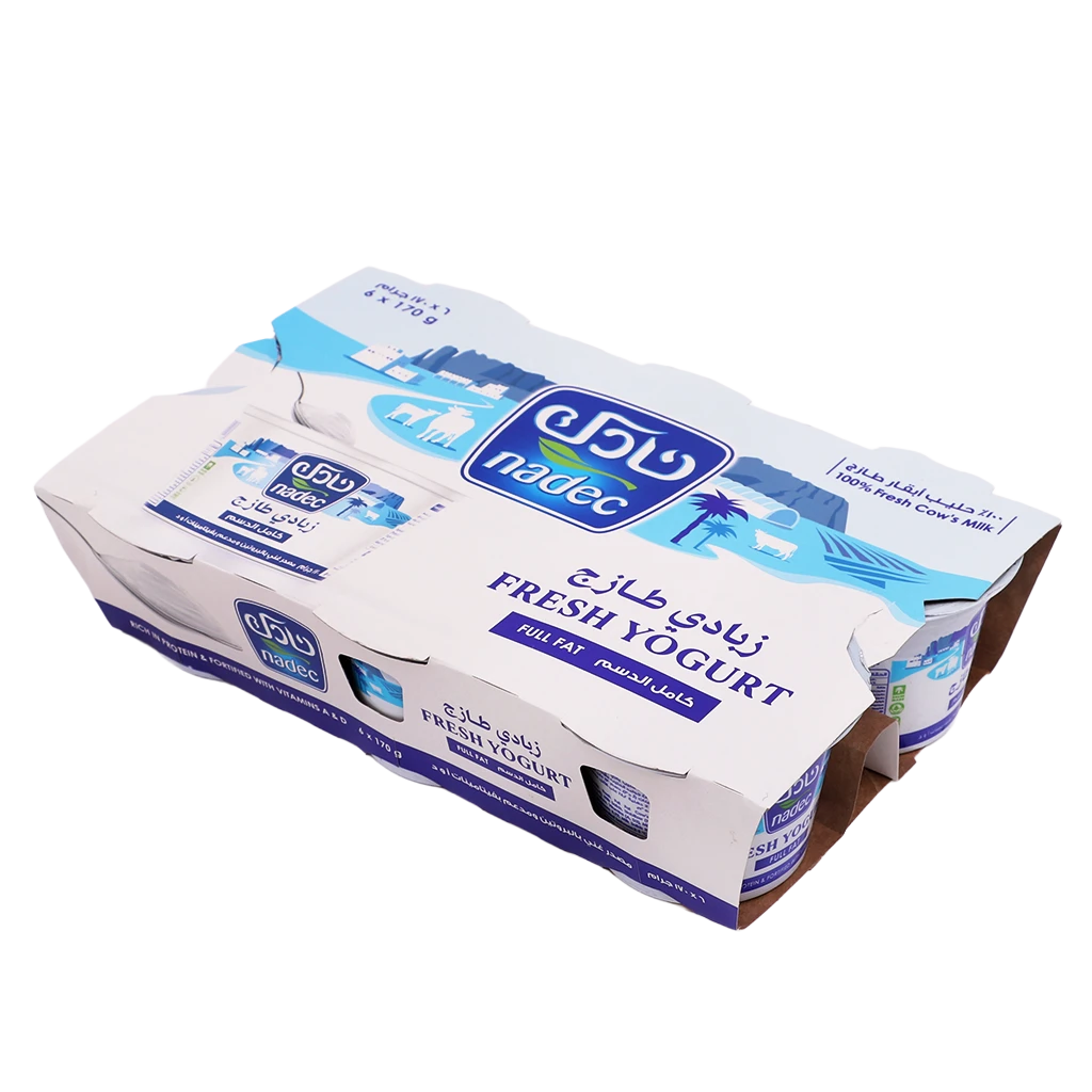 Nadec Yoghurt Full Fat pack 6 pcs 170 gm