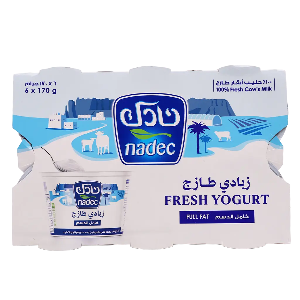 Nadec Yoghurt Full Fat pack 6 pcs 170 gm - view 3