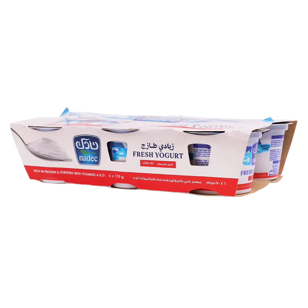Nadec Yoghurt Low Fat pack 6 pcs 170 gm - view 2