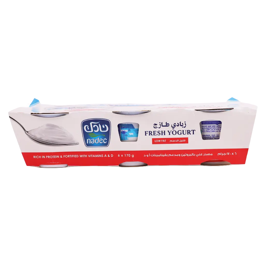 Nadec Yoghurt Low Fat pack 6 pcs 170 gm - view 4