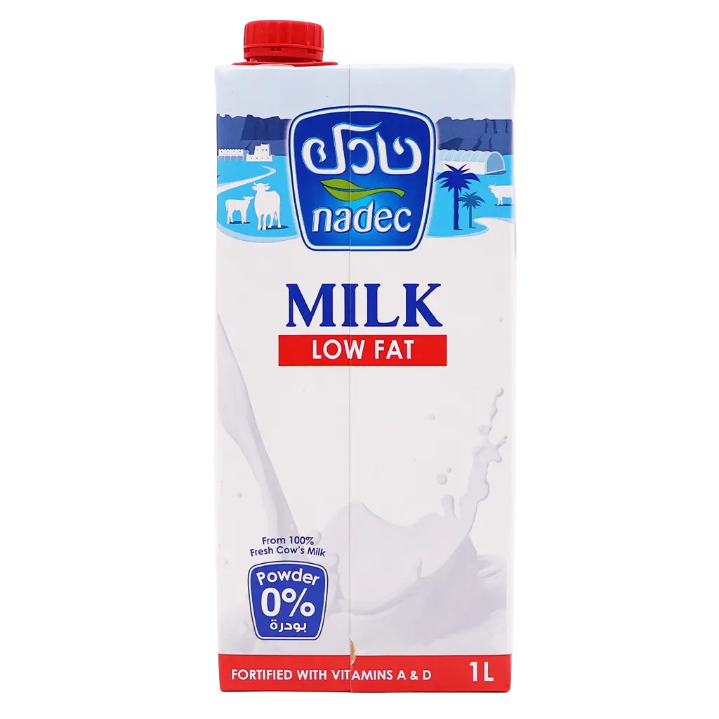 Nadec Milk Low Fat 1 L - view 3