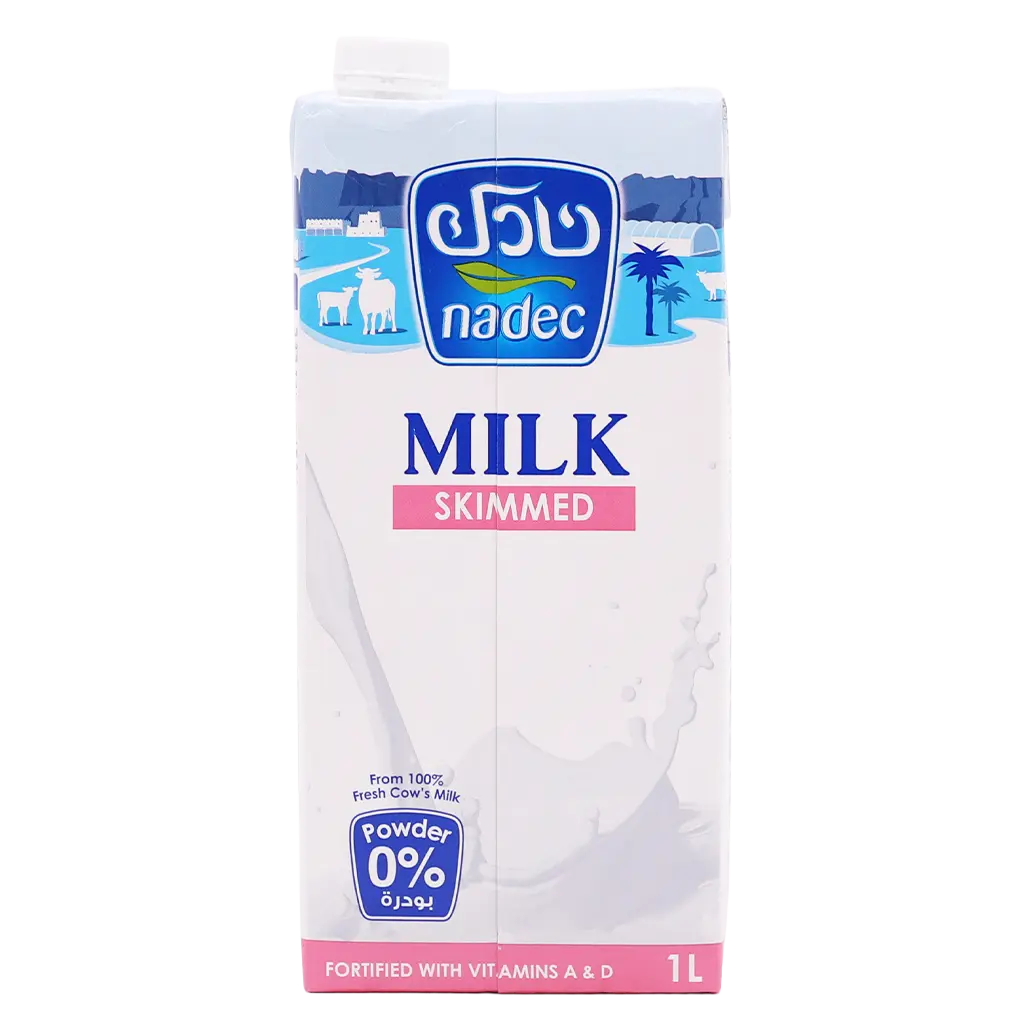 Nadec Milk Skimmed Long Life 1 L - view 3