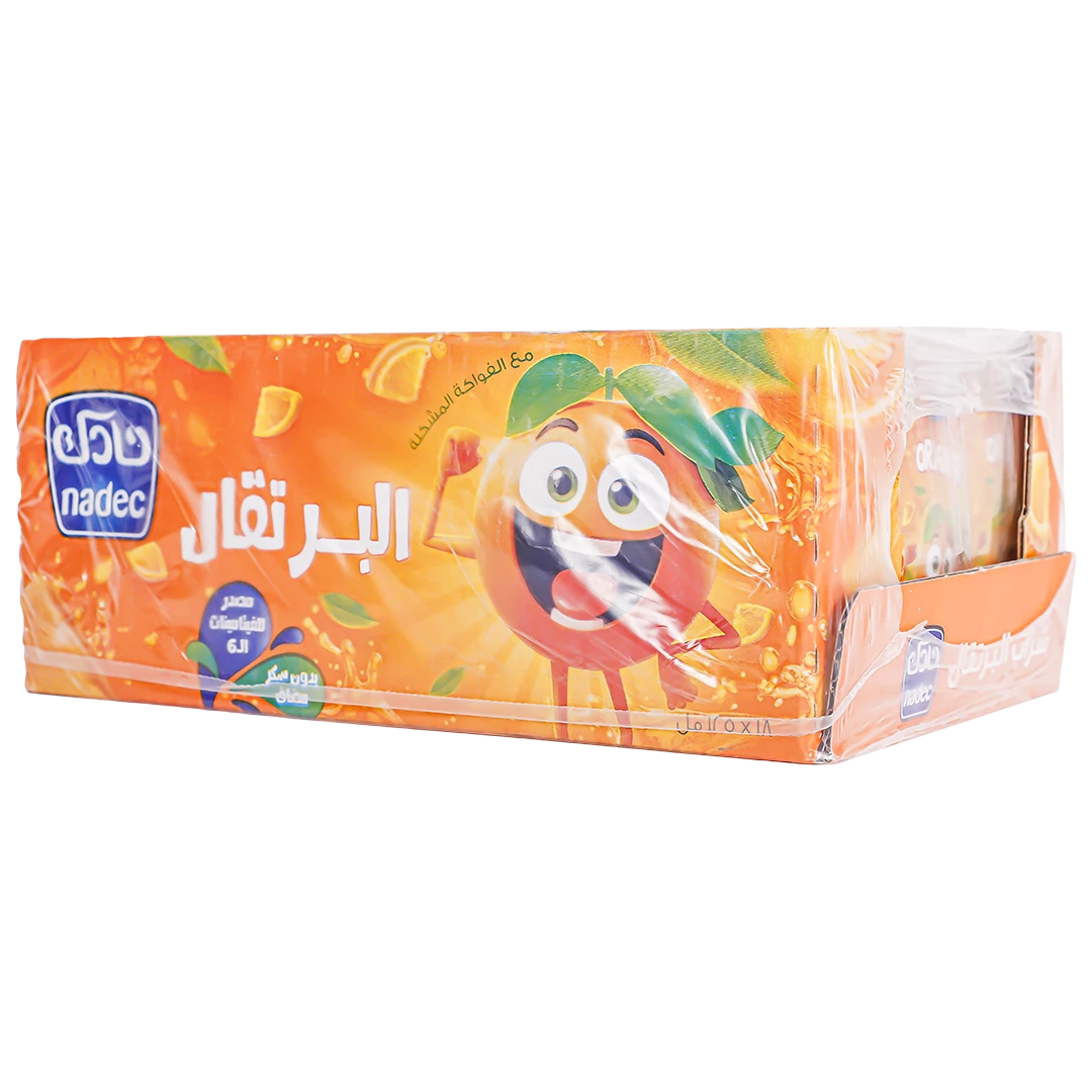 Nadec Orange Drink 18 pcs 125 ml