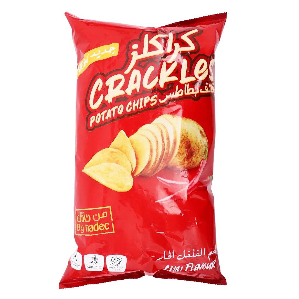 Nadec Crackles Spicy Chilli Chips 155g - view 2
