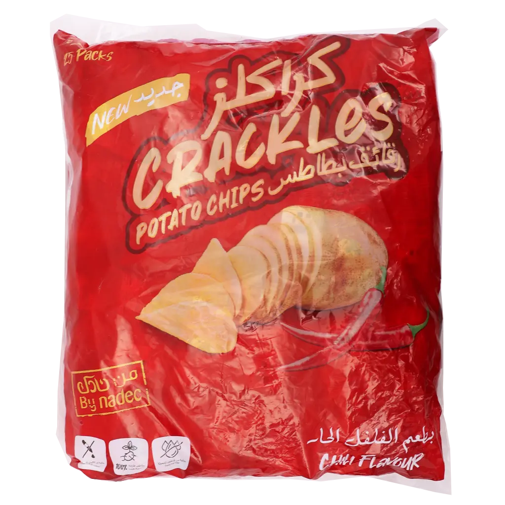 Nadec Crackles Spicy Chilli Chips 25 pcs 21 gm - view 2