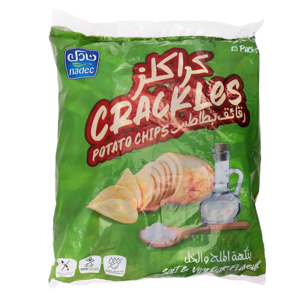 Nadec Crackles Salt & Vinegar Chips 25 pcs 21 gm - view 2