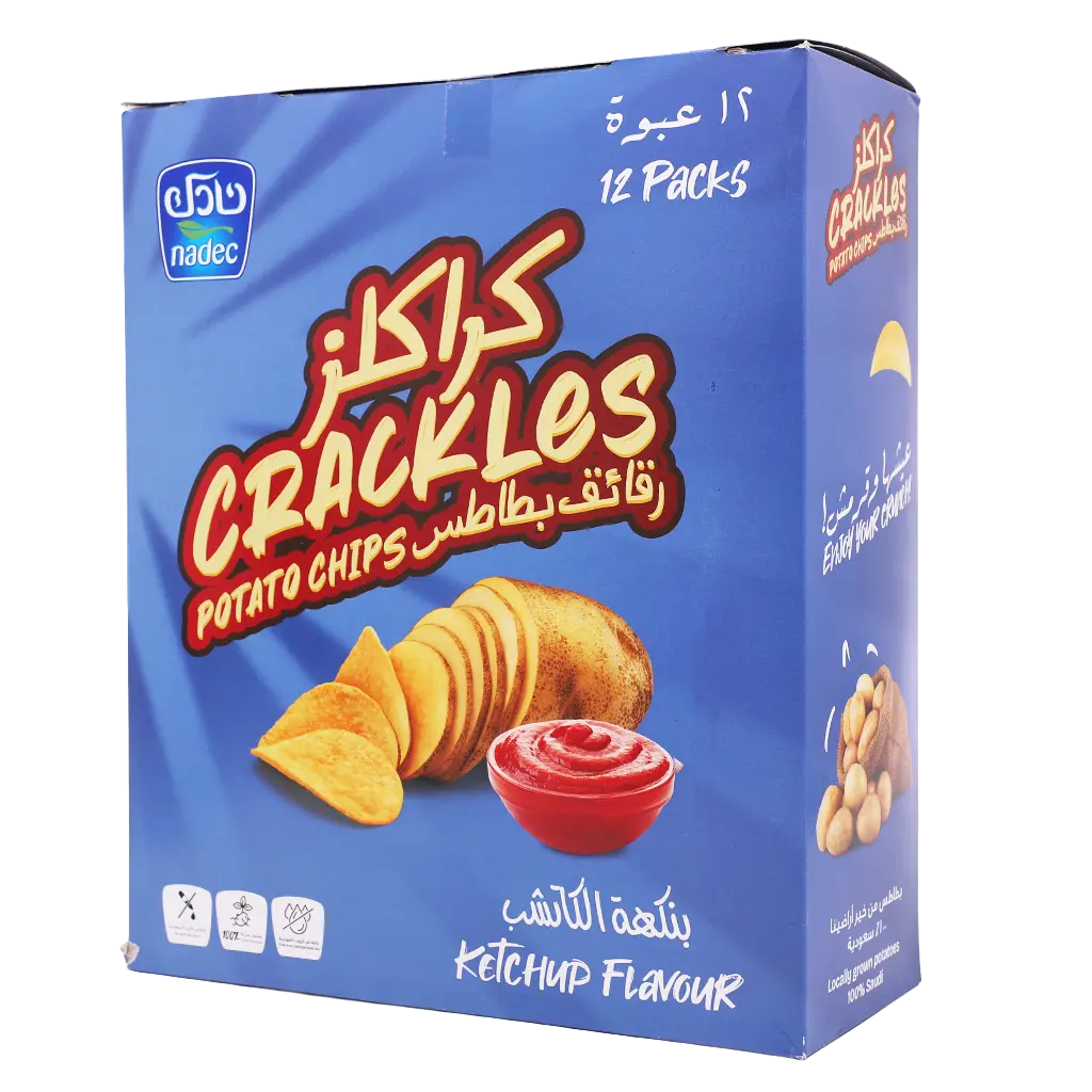 Nadec Crackles Tomato Ketchup Chips 12 pcs 21 gm - view 1