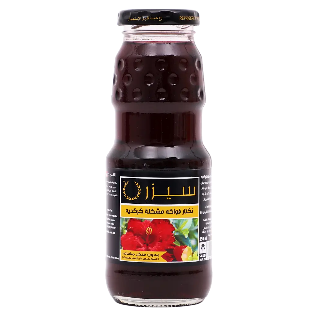 Caesar Nectar Hibiscous Mix Fruit Flavor Bottle 250 ml - view 1