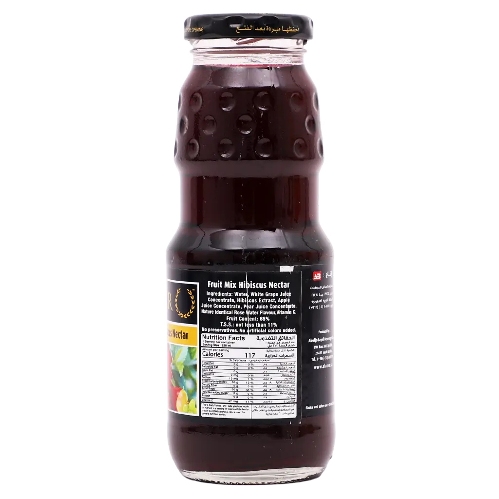 Caesar Nectar Hibiscous Mix Fruit Flavor Bottle 250 ml - view 3