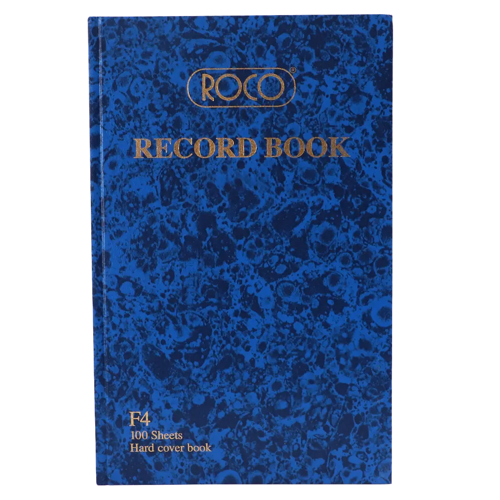 Roco Record Book F4 Size 200 Pages 100 Sheets 21.00 cm  8.26 in X 32.60 cm  12.83 in  - view 2