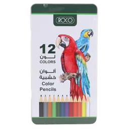 Roco Color Pencil Set Assorted Color 12 Colors