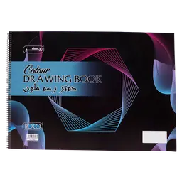 روكو  دفتر اسكتش A3 ملون مخرم 120  جم ابيض 20‎ ورقة