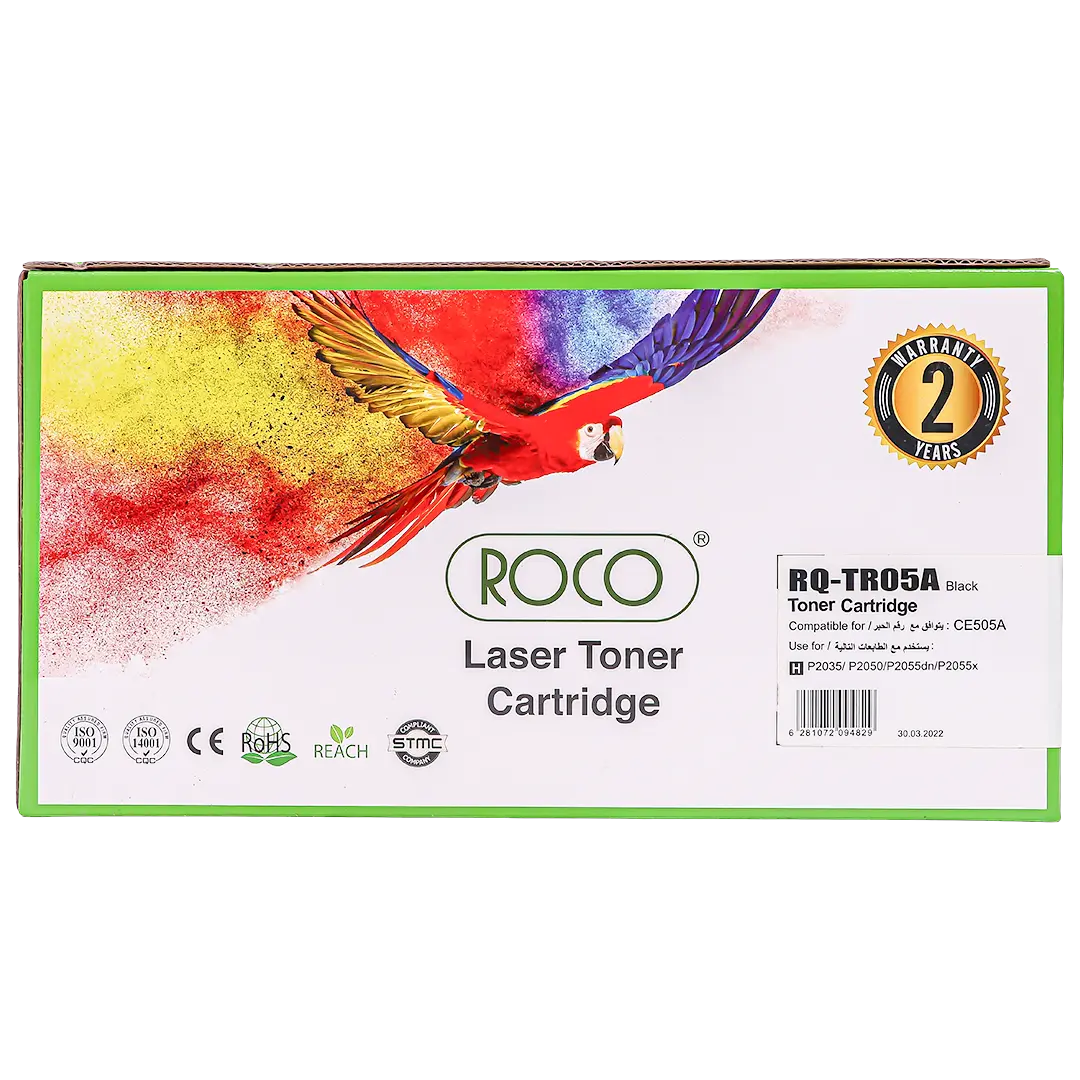 Roco Toner Cartridge 05A Model Ce505A Laser Toner For Hp Laserjet Pro Black  - view 3