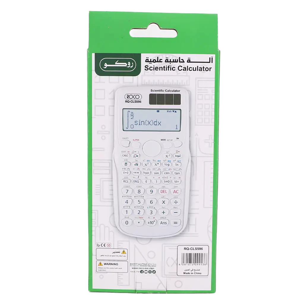 Roco Scientific Calculator 12 Digit Full Dot Matrix White - view 3