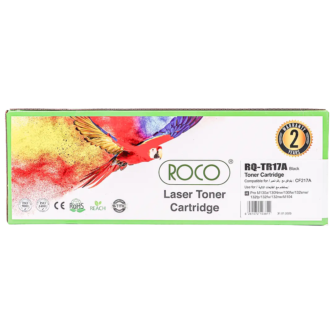 Rocotoner Cartridge 17A Model Cf217A Laser Toner Hp Laserjet Pro Black  - view 3