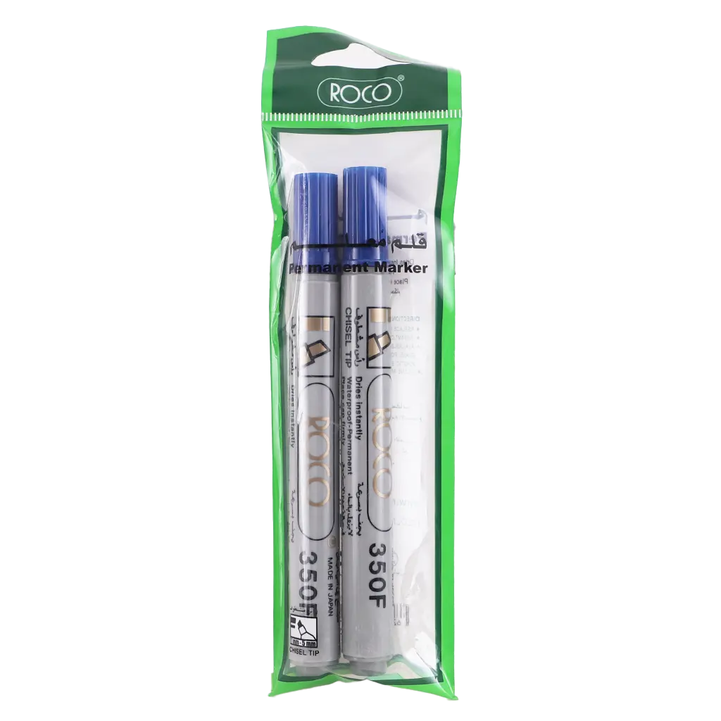 Roco Permanent Marker 1  4 mm Chisel Tip Blue - view 1