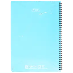 Roco Notebook A4  Single Ruled  Arabic 100 Sheets Aqua