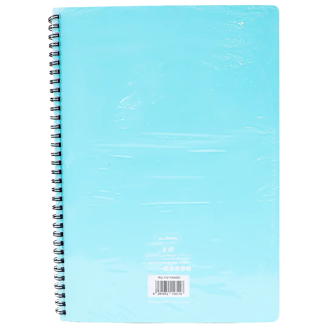 Roco Notebook A4  Single Ruled  Arabic 100 Sheets Aqua - view 2
