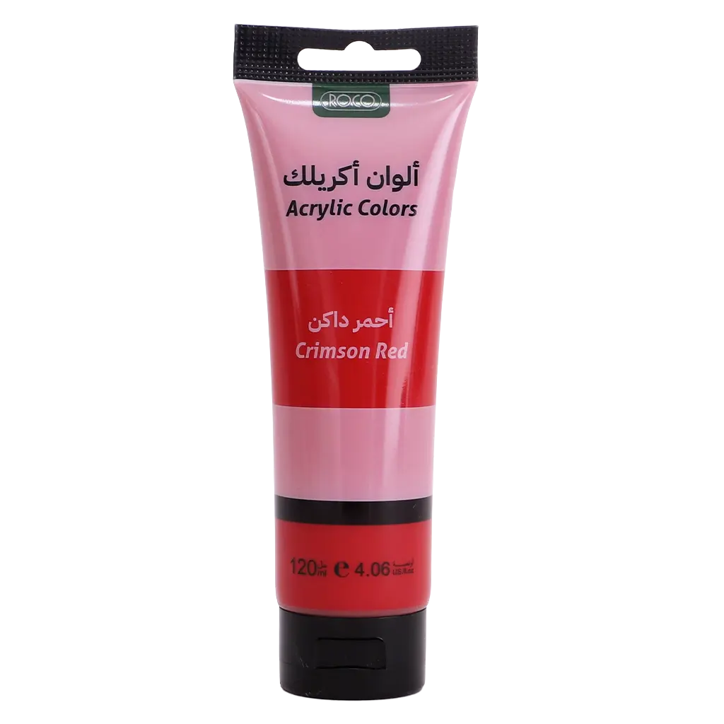 Roco Acrylic Color Paint Crimson Red 120.00 ml  4.22 oz  - view 1