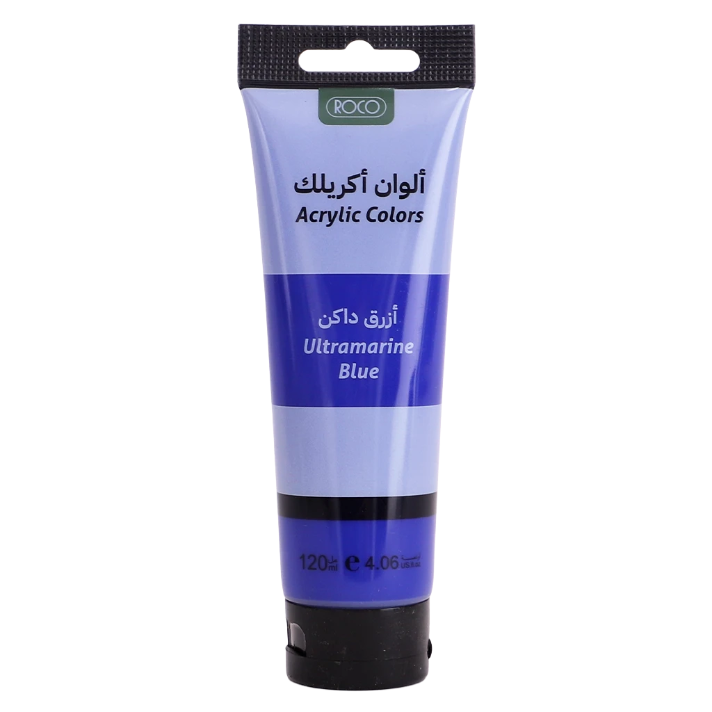 Roco Acrylic Color Paint Ultramarine Blue 120.00 ml  4.22 oz 