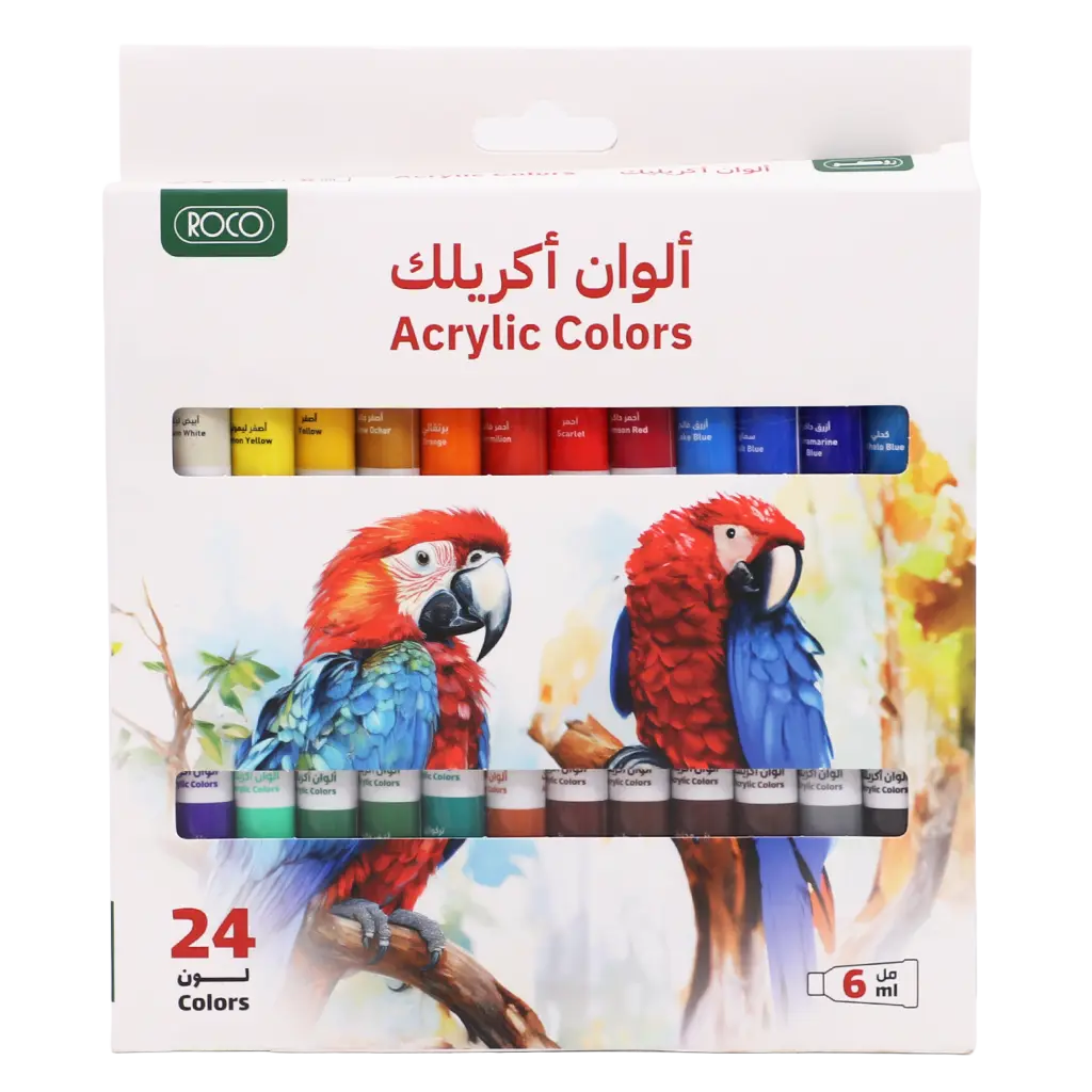 Roco Paint Set Acrylic Color Assorted Color 24 Colors - view 2