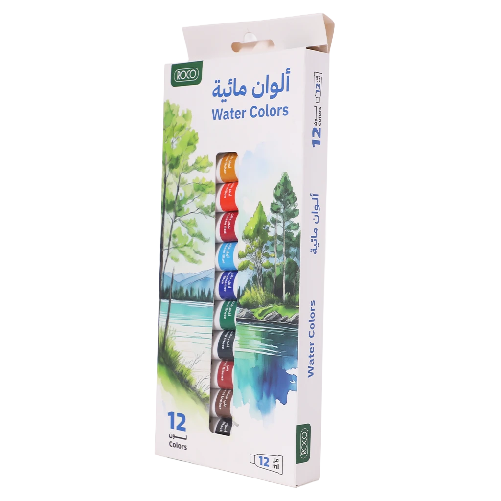 Roco Paint Set Watercolor Assorted Color 12 Colors