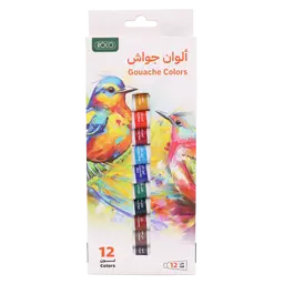 روكو مجموعة الالوان لون غواش ألوان متنوعة 12‎ لون