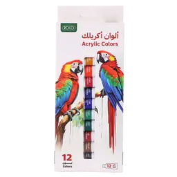 Roco Paint Set Acrylic Color Assorted Color 12 Colors